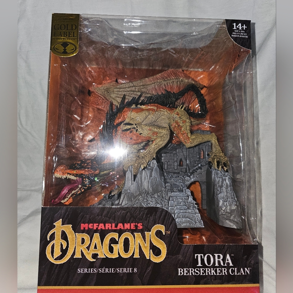 🆕️ Tora Berserker Clan – McFarlane’s Dragons – Series 8 (Gold Label)